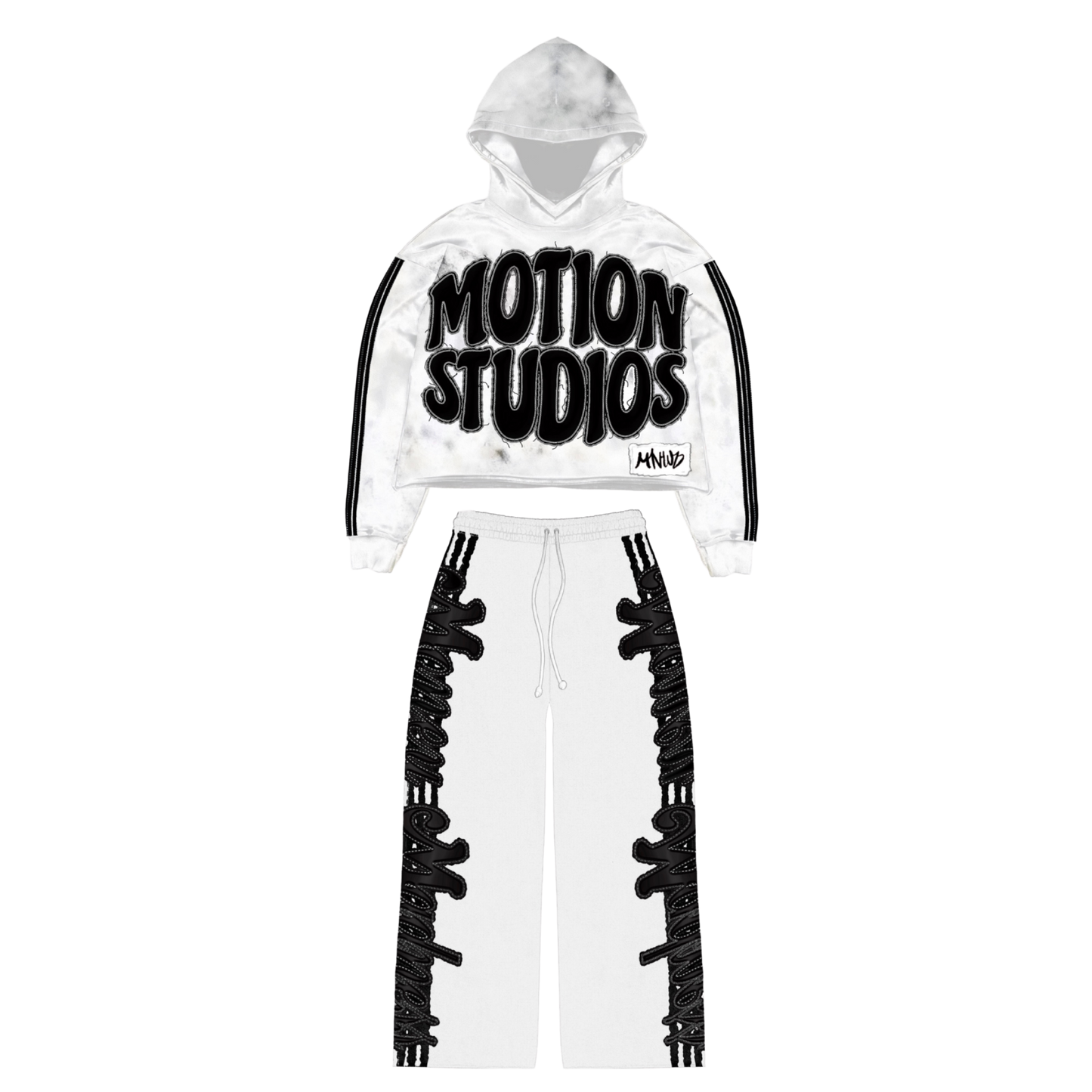 Money Madness Tracksuit 'Blanc Noir'