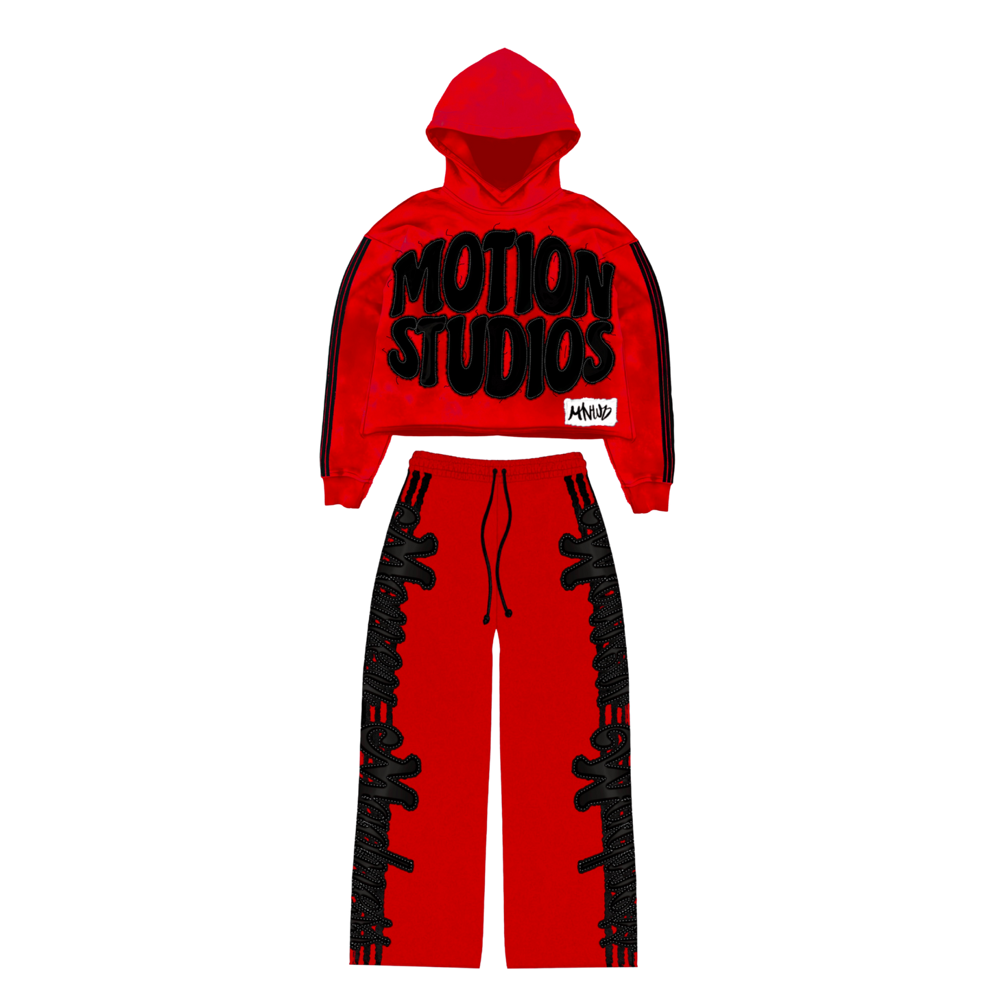 Money Madness Tracksuit 'Crimson Black'