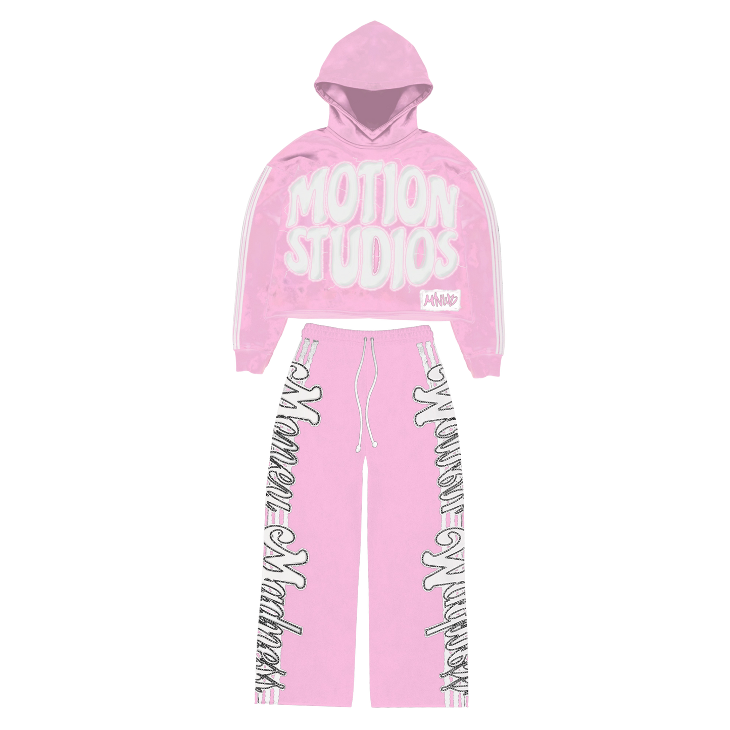 Money Madness Tracksuit 'Rose'